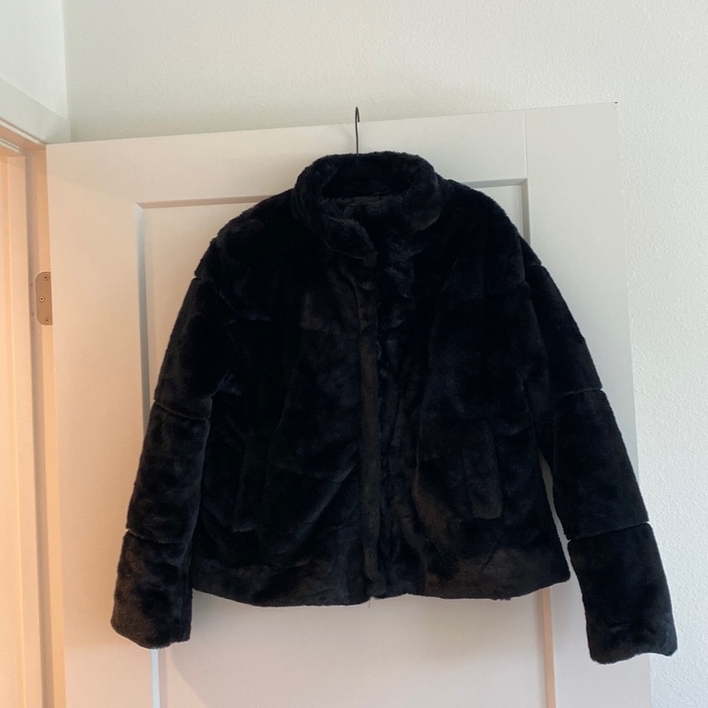 Faux jacket black Montrez M
